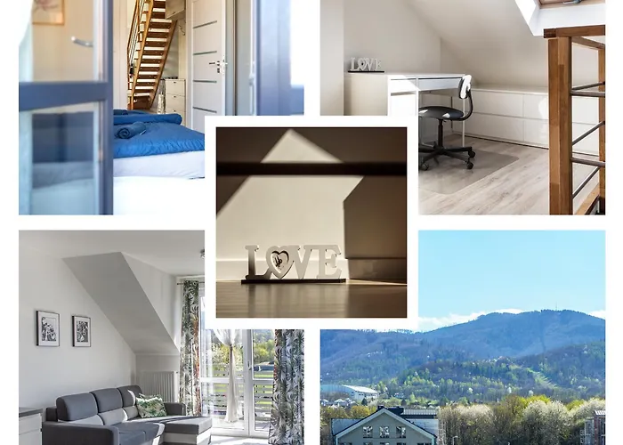 Dwupietrowy Beskid View Apartmán *